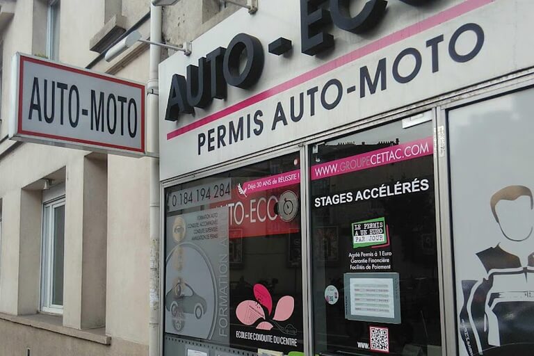 Auto-école du Centre Boulogne-Billancourt façade (1)