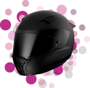 casque moto bulles